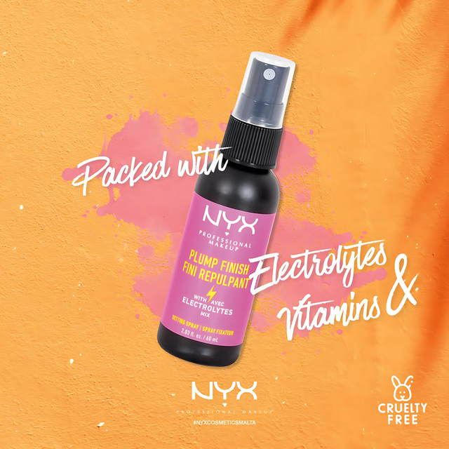 Xịt giữ nền kiềm dầu NYX Plump Finish Setting Spray 30ml