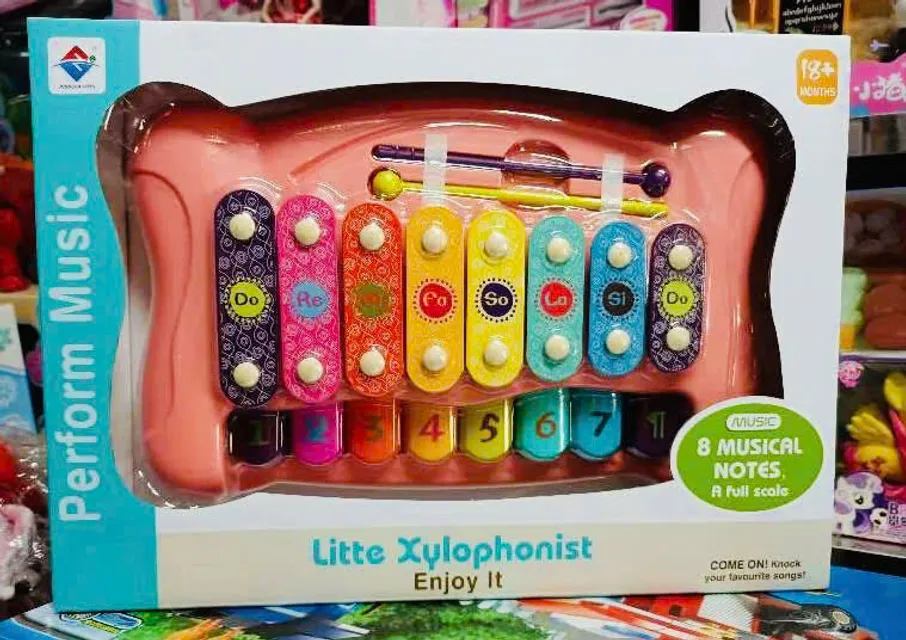 Đ&agrave;n mộc cầm Xylophone Mini 8 Bản Nhạc