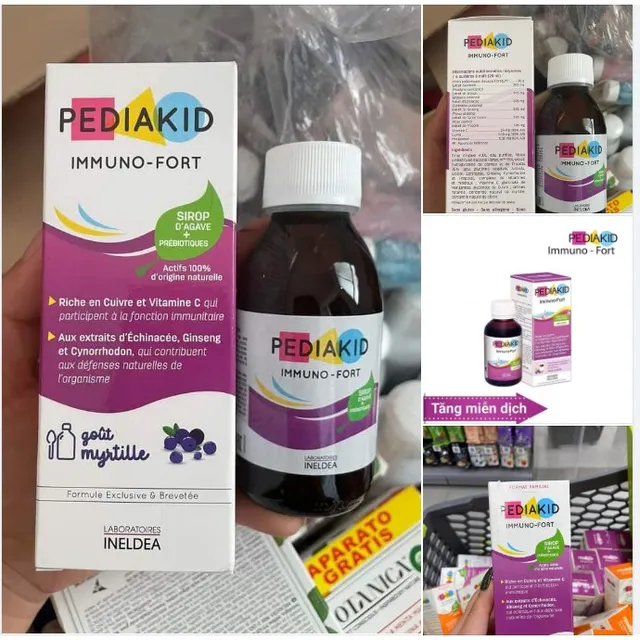 Pediakid tăng sức đề kh&aacute;ng Immuno fort