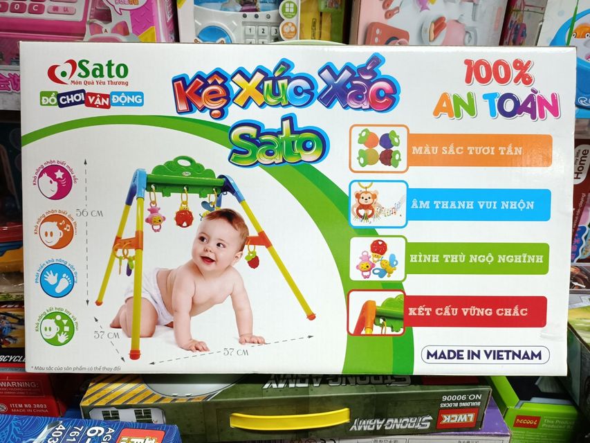 Kệ X&uacute;c Xắc Sato 034 với m&agrave;u sắc bắt mắt