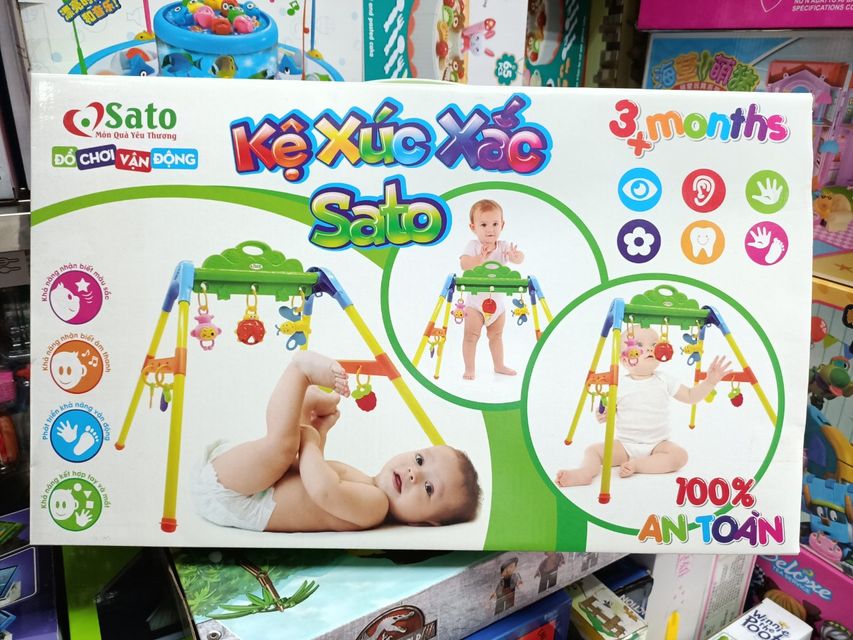 Kệ X&uacute;c Xắc Sato 034 cho trẻ sơ sinh