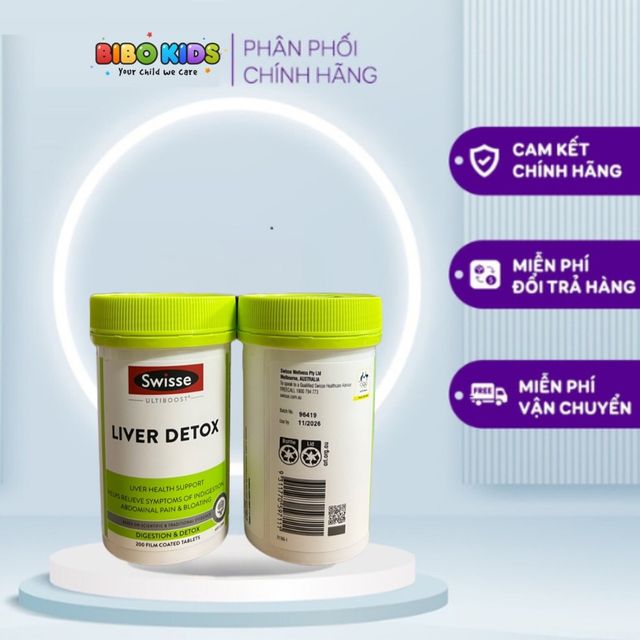 Thải Độc Gan Swisse Liver Detox &Uacute;c