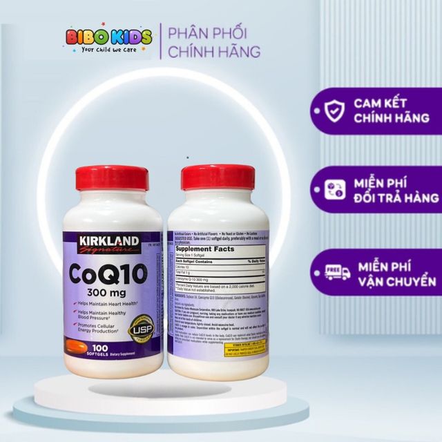 Vi&ecirc;n Uống Bổ Tim Mạch Kirland CQ10 300mg