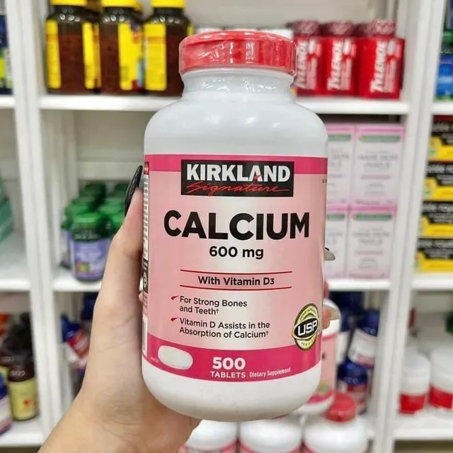 Vi&ecirc;n uống Canxi Kirkland