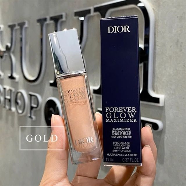 Phấn bắt s&aacute;ng Dior highlighter longwear 24H hydration- gold