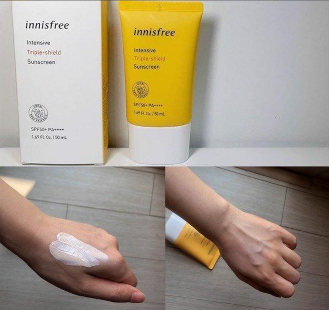 Kem chống nắng Innisfree Intensive Triple Sunscreen Spf50+ Pa++++