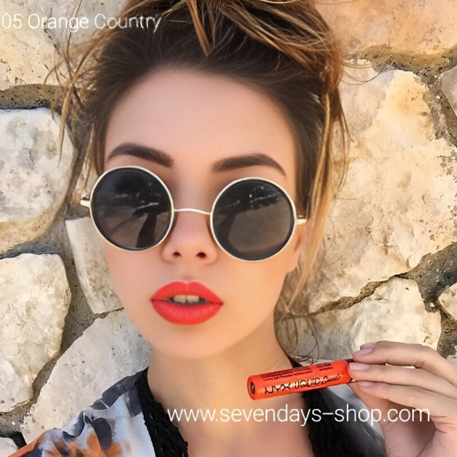 Son kem l&igrave; NYX Liquid Suede Cream 05 Orange County - H&igrave;nh ảnh sản phẩm 3