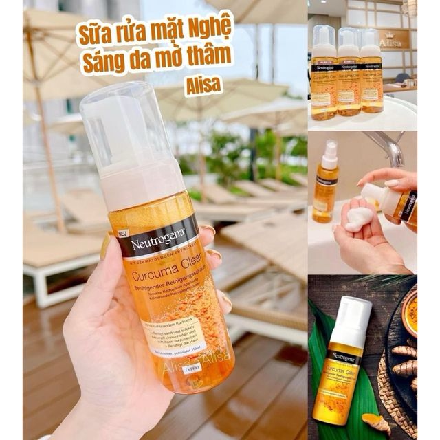 Sữa rửa mặt nghệ Neutrogena Curcuma 150ml
