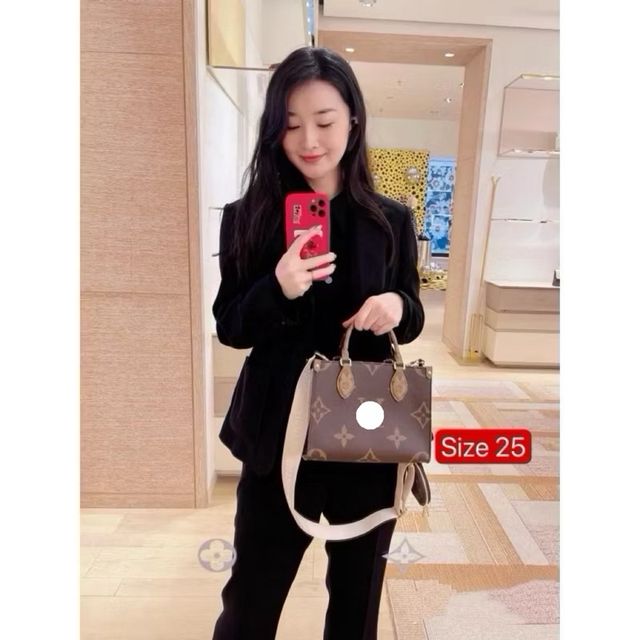 T&uacute;i ONTHEGO size 25-36-41cm hoa n&acirc;u h&agrave;ng QC cao cấp