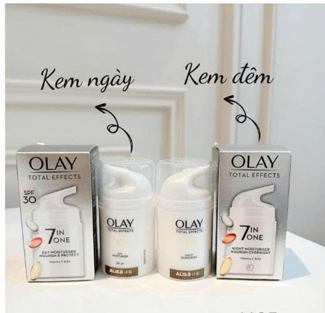 Set Olay Total Effects 7In1 - Kem Ng&agrave;y V&agrave; Đ&ecirc;m