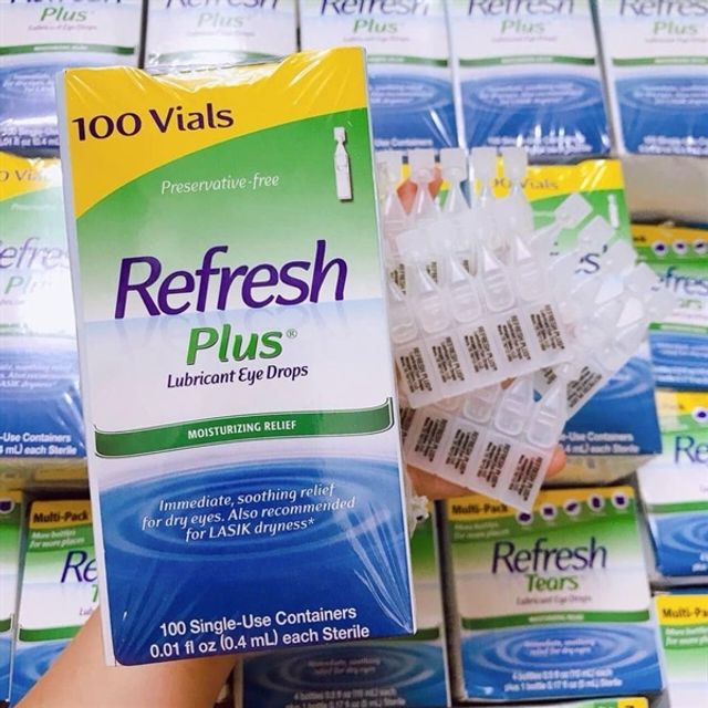 Dung Dịch Nhỏ Mắt Refresh Plus 100 Ống