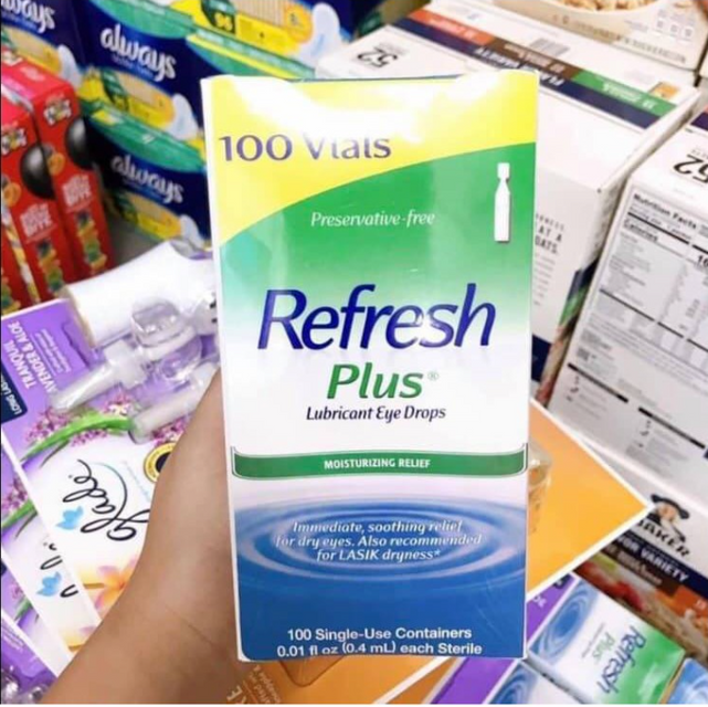 Dung Dịch Nhỏ Mắt Refresh Plus 100 Ống