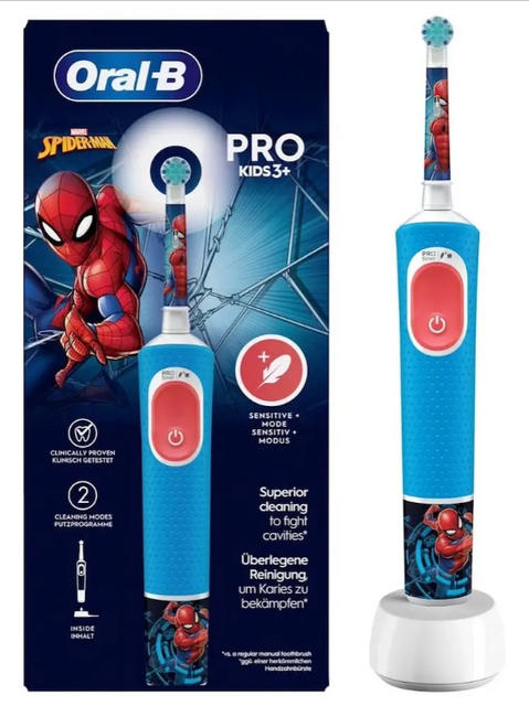 B&agrave;n Chải Điện Đ&aacute;nh Răng Tự Động Oral B - B&eacute; Trai