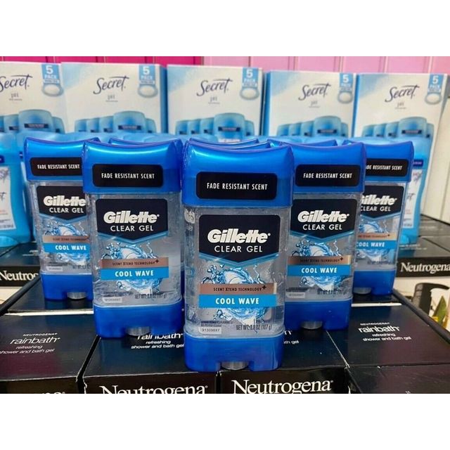 Lăn Khử M&ugrave;i Gillette Clear Gel 107g Mỹ