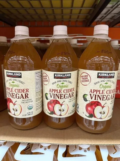 Nước Giấm t&aacute;o - Apple Cider Vinegar 946ml_ mẫu v&agrave;ng