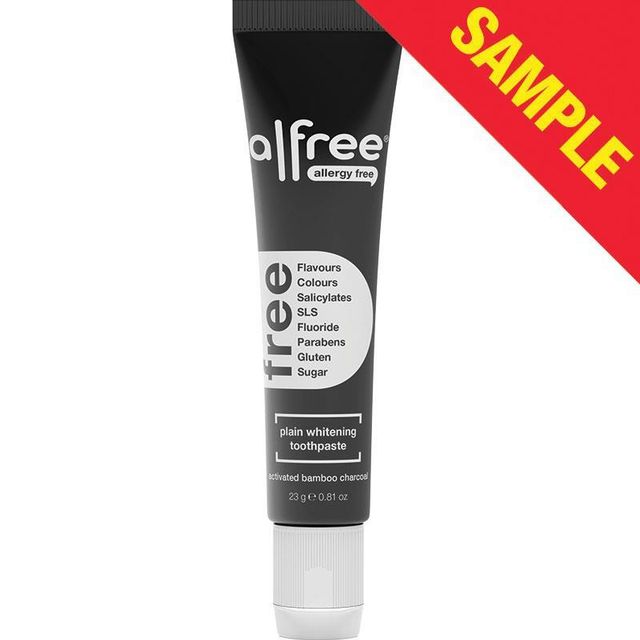 Kem đ&aacute;nh răng Alfree Plain Whitening Charcoal Toothpaste 23g sample