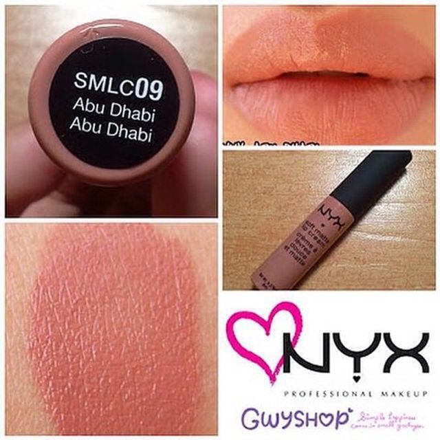 Son kem l&igrave; NYX Soft Matte Lip Cream - SMLC 09 Abu Dhabi - m&agrave;u nude đất