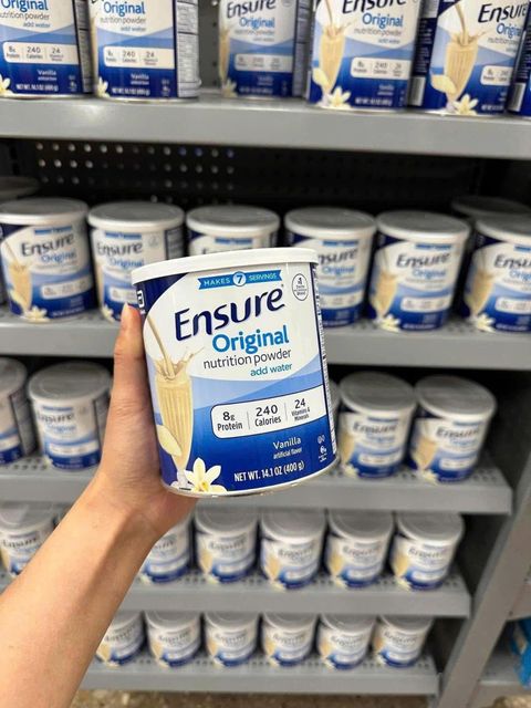 Mỹ - Sữa Bột Ensure Vị Vani 400G