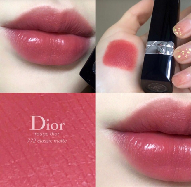 Son Dior 772 matte mini 1.5g unbox