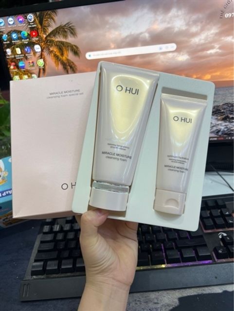 Set Sữa Rửa Mặt Dưỡng Ẩm Ohui