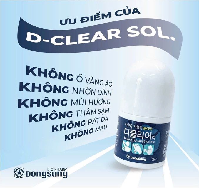 H&igrave;nh ảnh sản phẩm Lăn Khử M&ugrave;i D-Clear Sol