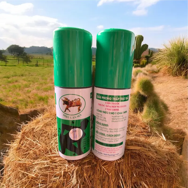 Dầu Phong Thấp Trật Đả Hiệu L&acirc;n M&atilde; hộp 140ml
