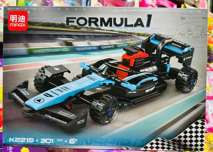MINGDI FORMULA 1 Đồ chơi lắp r&aacute;p m&ocirc; h&igrave;nh xe &ocirc; t&ocirc; đua c&ocirc;ng thức 1