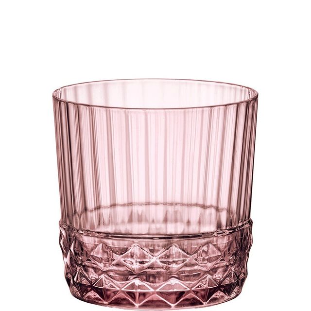 Ly Thủy Tinh Bormioli America '20s Rocks 300ml (M&agrave;u Hồng)
