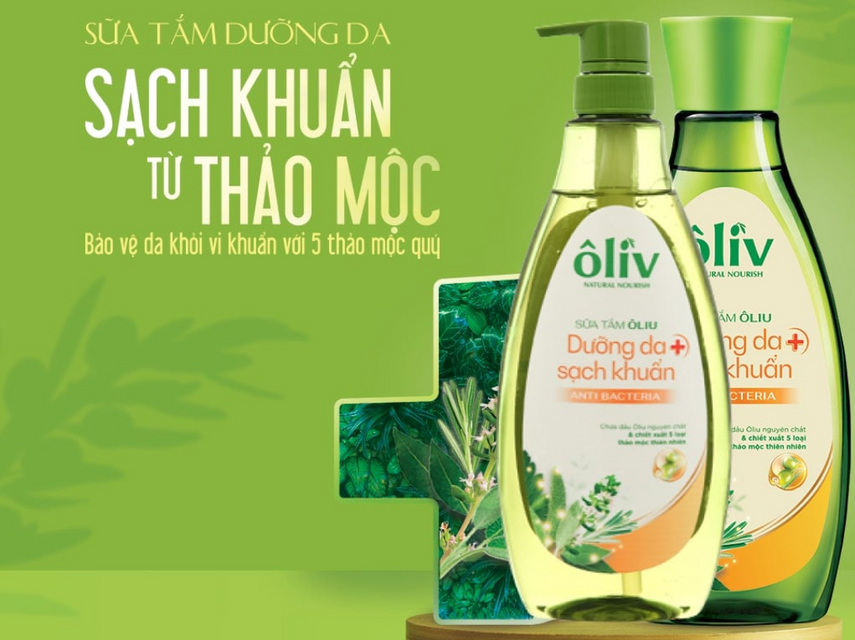 Sữa tắm &ocirc;liv với lợi &iacute;ch sạch khuẩn