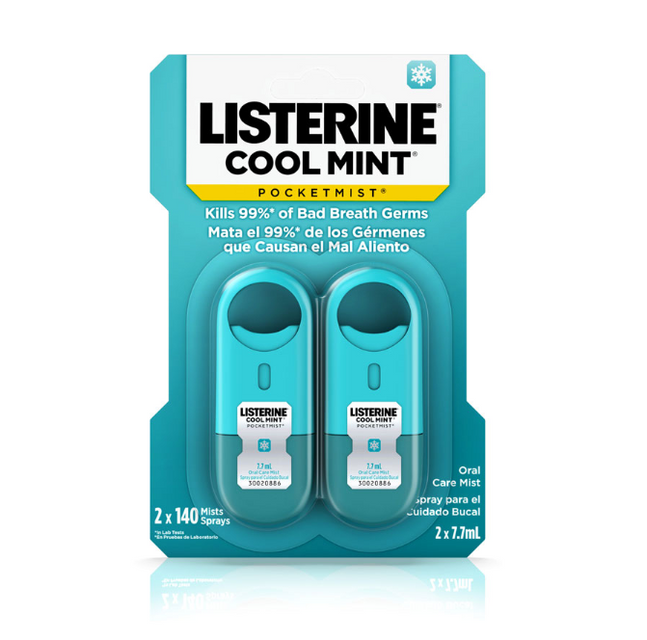 Xịt Thơm Miệng Listerine Pocketmist trong sử dụng