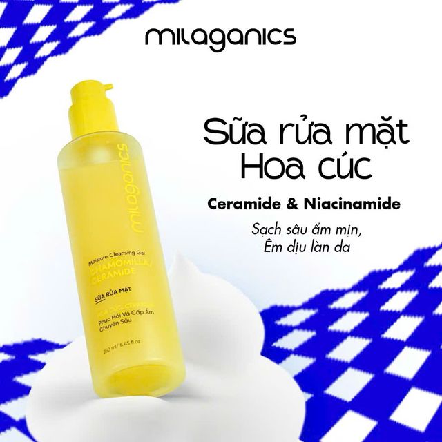 Sữa Rửa Mặt Hoa C&uacute;c Milaganics