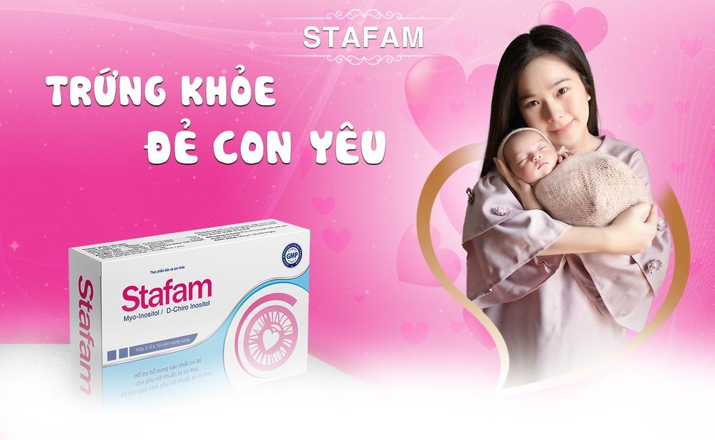STAFAM 60V - Bổ sung dưỡng chất cho phụ nữ chuẩn bị c&oacute; thai