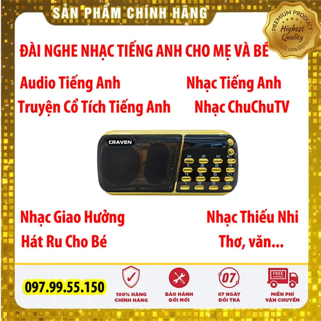 Loa học tiếng Anh di động