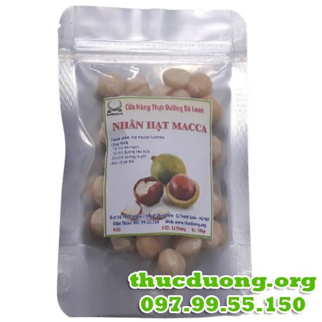 COMBO Hạt hạnh nh&acirc;n &oacute;c ch&oacute; hạt điều mắc ca hạt b&iacute; 100g Thực Dưỡng B&agrave; Loan
