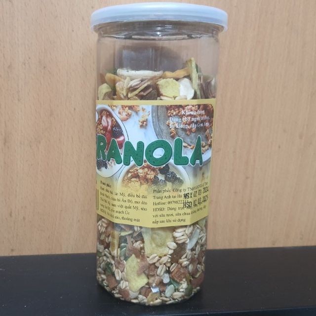 Hạt ngũ cốc giảm c&acirc;n granola 500g Thực Dưỡng B&agrave; Loan