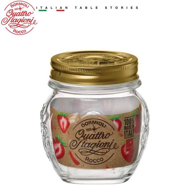 Hũ thủy tinh nắp vặn Bormioli Quattro Amfora 300ml