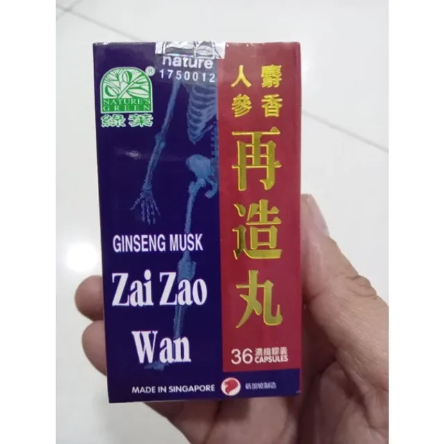 Nh&acirc;n s&acirc;m xạ hương t&aacute;i tạo ho&agrave;n Zai Zao Wan