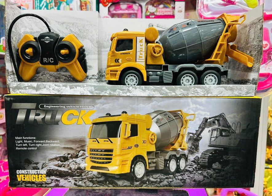 Truck Remote Control Đồ chơi xe &ocirc; t&ocirc; c&ocirc;ng trường x&acirc;y dựng 666-6