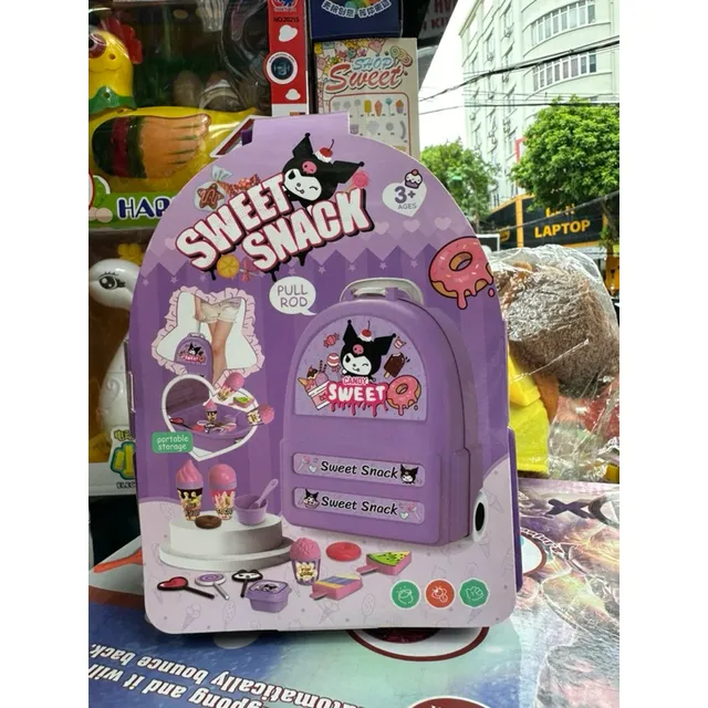Hộp đồ chơi Vali k&eacute;o KUROMI CANDY SWWEET 2016-254