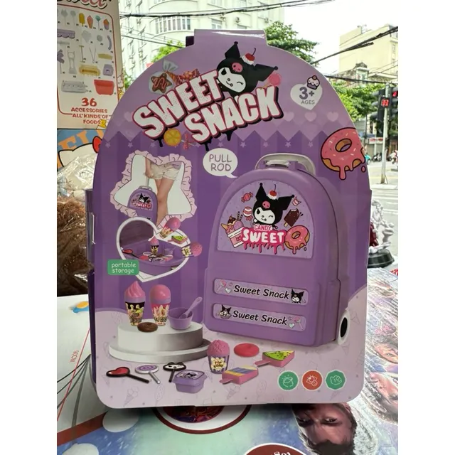 Hộp đồ chơi Vali k&eacute;o KUROMI CANDY SWWEET 2016-254