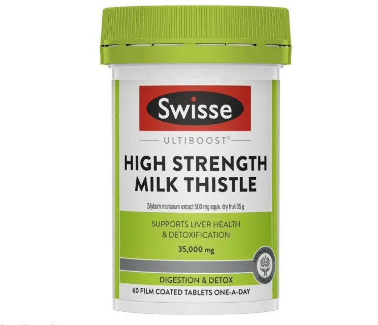 Vi&ecirc;n uống thải độc gan SWISSE HIGH STRENGTH MILK THISTLE 35,000MG