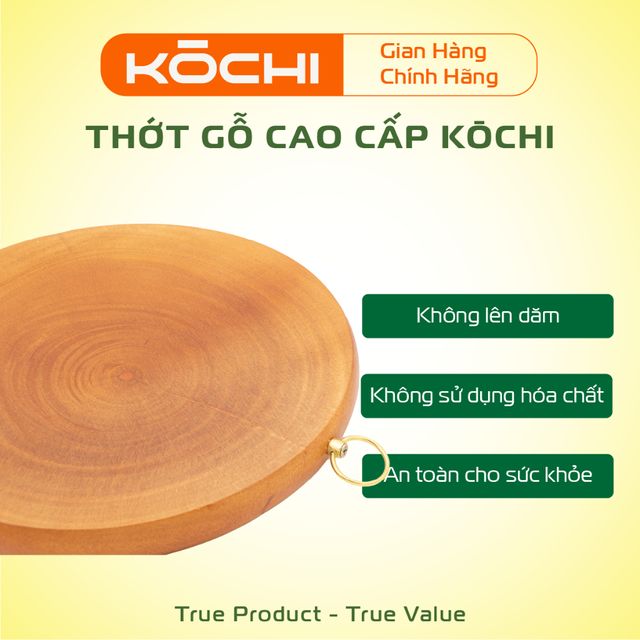 Thớt Gỗ KŌCHI Chống Nứt