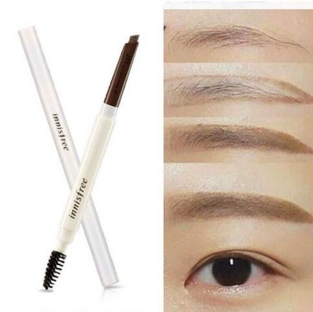 Tạo d&aacute;ng l&ocirc;ng m&agrave;y với ch&igrave; kẻ Innisfree