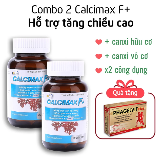 Combo 2 Calcimax F+ EUCARE