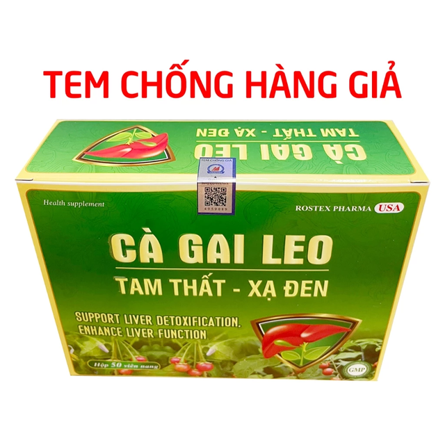 Bổ gan C&agrave; Gai Leo Tam Thất Xạ Đen
