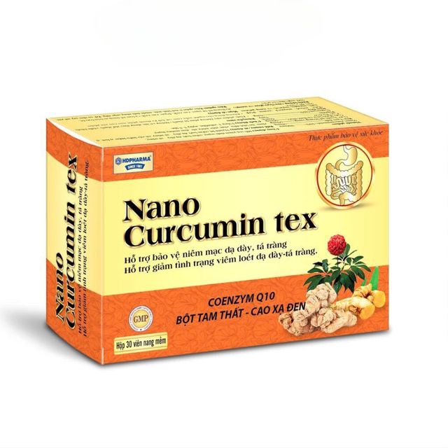 Vi&ecirc;n nghệ Nano Curcumin Tex Tam thất xạ đen