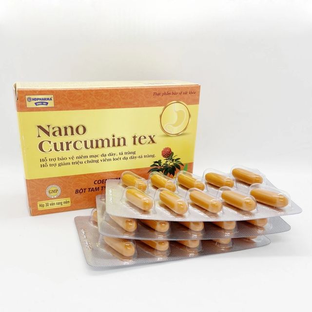Vi&ecirc;n nghệ Nano Curcumin Tex Tam thất xạ đen