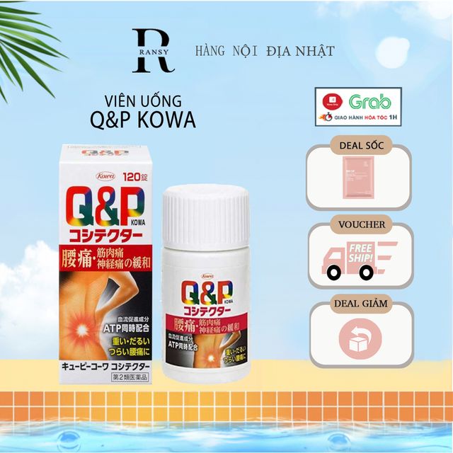 Vi&ecirc;n uống chống đau lưng Q&P Kowa Nhật Bản