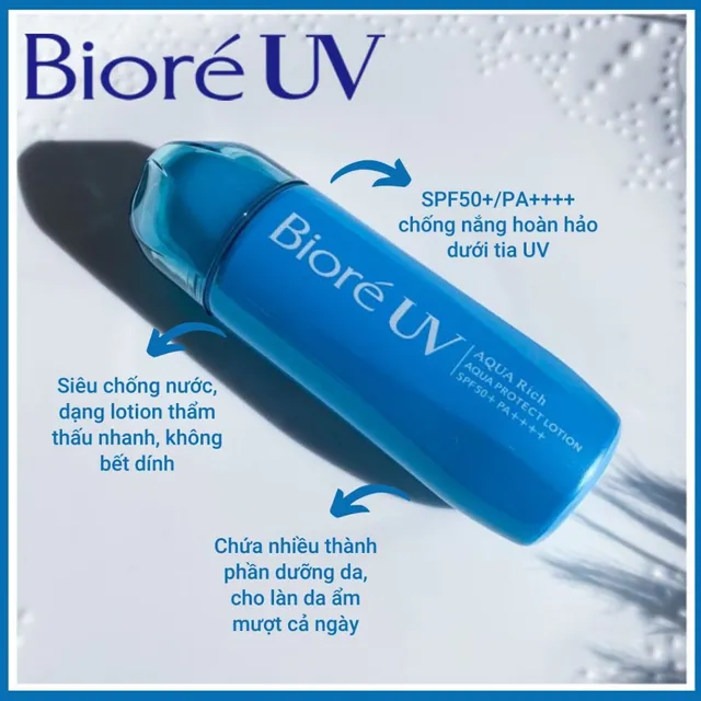 Kem chống nắng BIORE UV Aqua Rich Protect Lotion