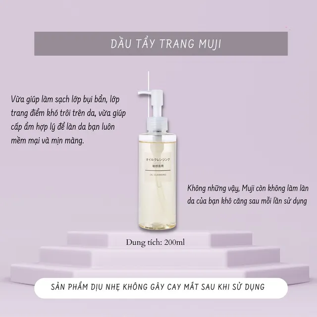 Dầu tẩy trang Muji Oil Cleansing 200ml